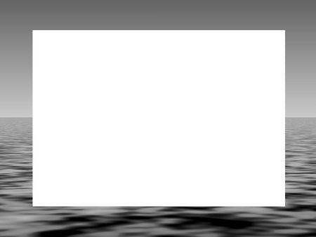 Blue sea waves frame with blank copy spaceの写真素材