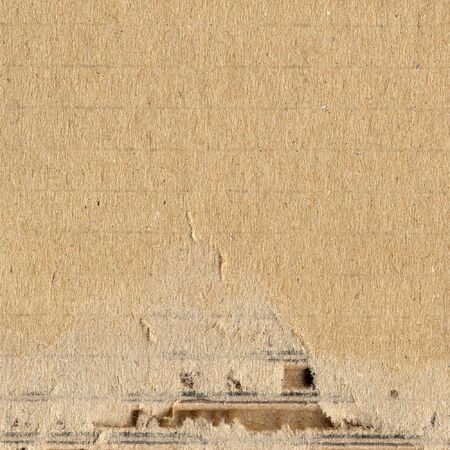Brown corrugated cardboard useful as a backgroundの写真素材