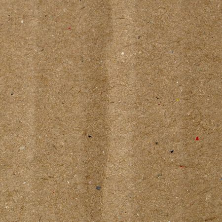 Brown grunge corrugated cardboard sheet useful as a backgroundの写真素材