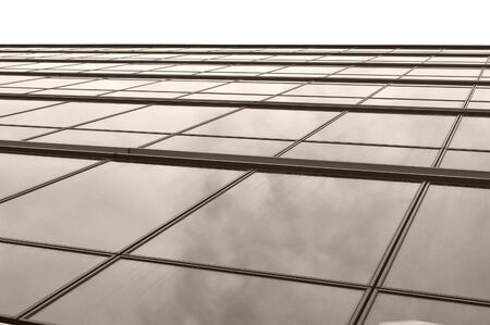 Modern highrise skyscraper steel and glass architectureの写真素材