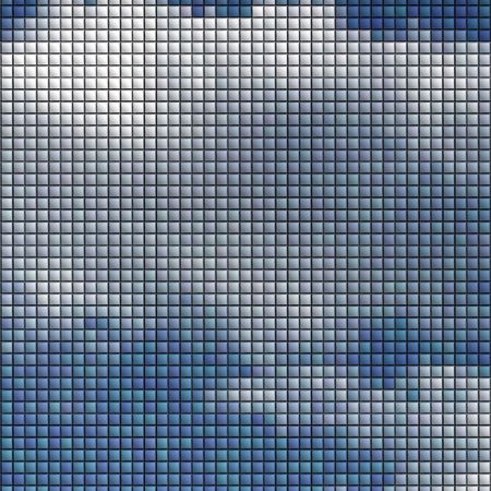 Mosaic with multi colored tiles useful as a backgroundの写真素材