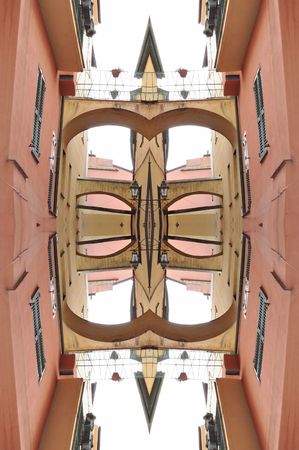 Abstract illustration useful as a background wallpaperの写真素材