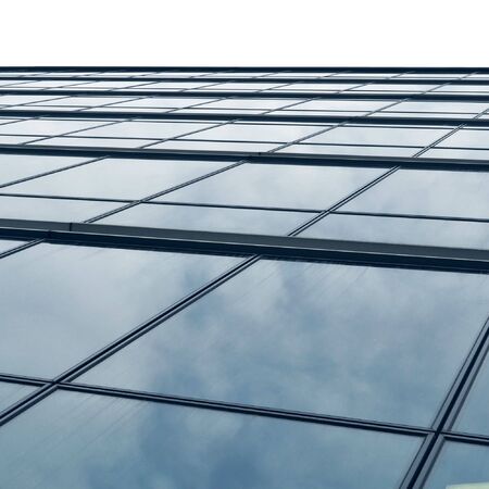 Modern highrise skyscraper steel and glass architectureの写真素材