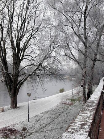 Ulm Altstadt (the old city) in Germanyの写真素材