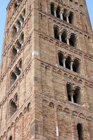 Pomposa Abbey (Abbazia di Pomposa), Ferrara, Italyの写真素材
