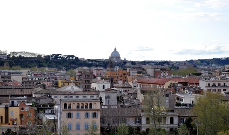 Basilica church of Saint Peter (San Pietro), Rome, Italyの写真素材