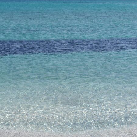 The Stintino beach in Sassari, Sardinia, Italyの写真素材