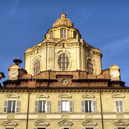 The church of San Lorenzo, Turin, Italy - high dynamic range HDRの写真素材