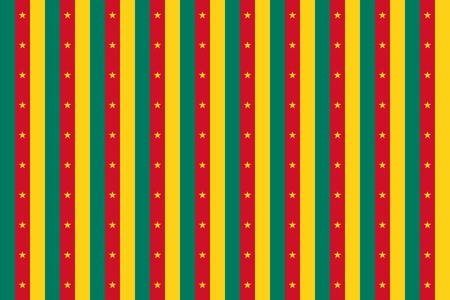 Seamless tiled flag illustration useful as background - Cameroonの写真素材