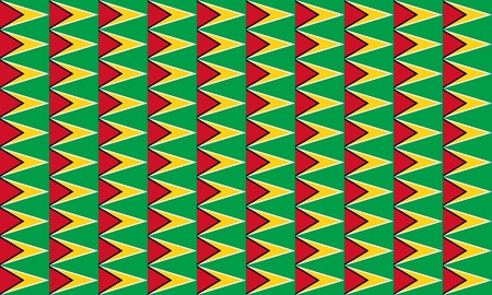 Seamless tiled flag illustration useful as background - Guyanaの写真素材