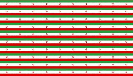 Seamless tiled flag illustration useful as background - Iranの写真素材