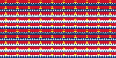 Seamless tiled flag illustration useful as background - Kiribatiの写真素材