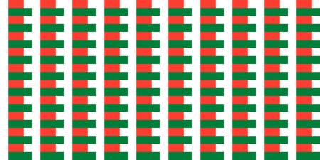 Seamless tiled flag illustration useful as background - Madagascarの写真素材