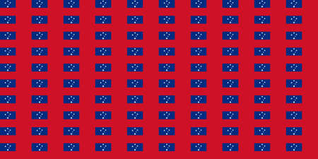 Seamless tiled flag illustration useful as background - Samoaの写真素材