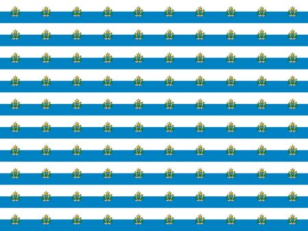 Seamless tiled flag illustration useful as background - San Marinoの写真素材
