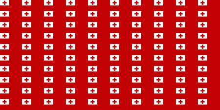 Seamless tiled flag illustration useful as background - Tongaの写真素材