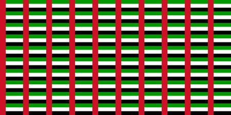 Seamless tiled flag illustration useful as background - United Arab Emiratesの写真素材