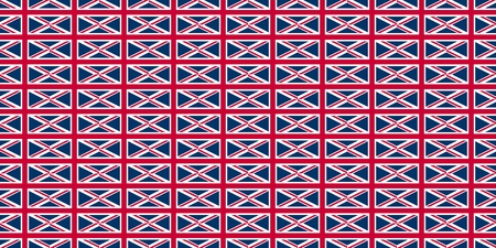 Seamless tiled flag illustration useful as background - United Kingdom UK Great Britainの写真素材