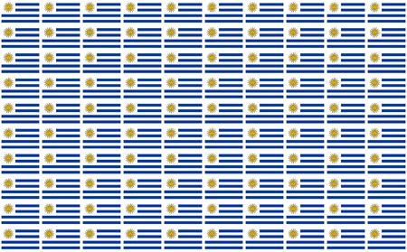 Seamless tiled flag illustration useful as background - Uruguayの写真素材