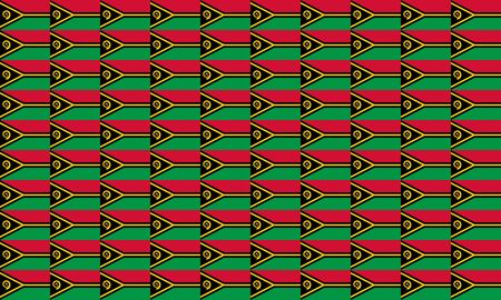 Seamless tiled flag illustration useful as background - Vanuatuの写真素材