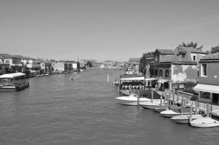 The town of Murano near Venice (Venezia), Italyの写真素材