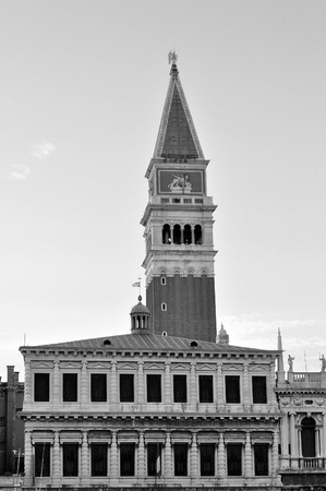 San Marco church square in Venice (Venezia), Italyの写真素材
