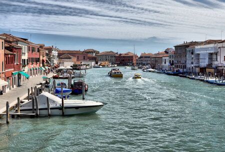 The town of Murano near Venice (Venezia), Italy - high dynamic range HDRの写真素材