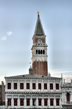 San Marco church square in Venice (Venezia), Italy - high dynamic range HDRの写真素材