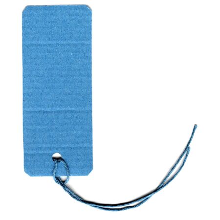 Price tag or address label with stringの写真素材