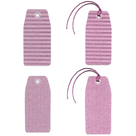 A paper tag or label or stickerの写真素材