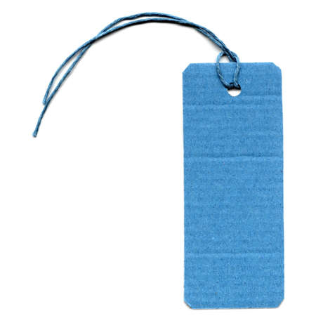 Price tag or address label with stringの写真素材