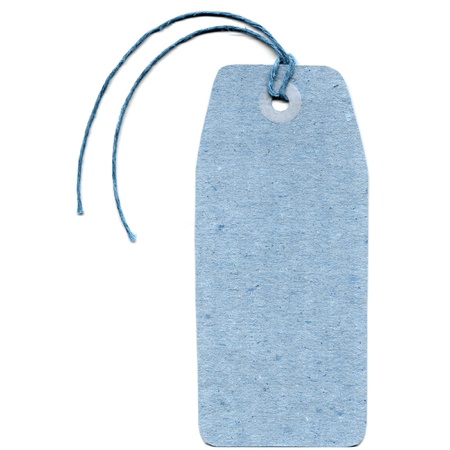 A paper tag or label or stickerの写真素材