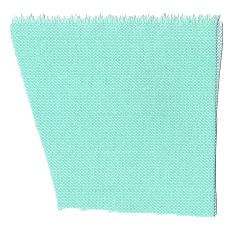 A fabric sample isolated over white backgroundの写真素材