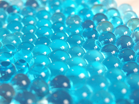 Plant and Flower Gel Floral Colour Water Beads - selective focusの写真素材