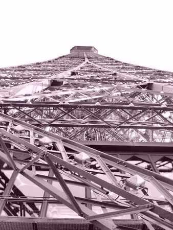 The Eiffel Tower (Tour Eiffel) in Paris, France - high dynamic range HDRの写真素材
