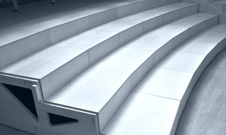 Detail of the steps of a stairwayの写真素材