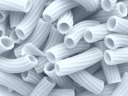 Detail of Macaroni pasta useful as a backgroundの写真素材
