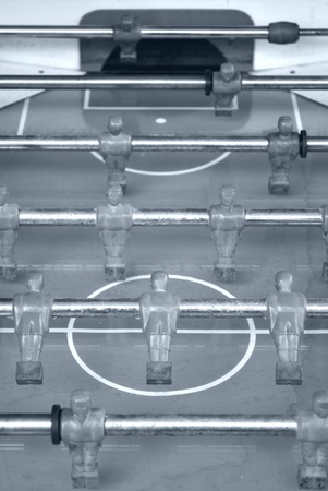 Table football game also known as foosballの写真素材