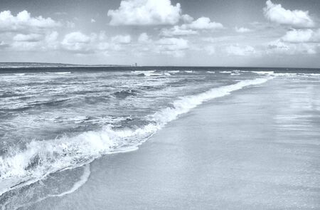 The Stintino beach in Sassari, Sardinia, Italy - high dynamic range HDRの写真素材