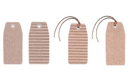 A paper tag or label or stickerの写真素材