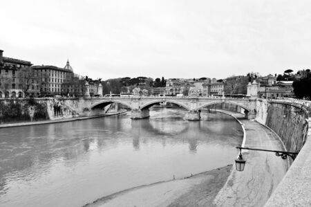 View of the city of Rome, Italyの写真素材