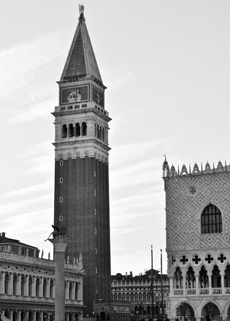 San Marco church square in Venice (Venezia), Italyの写真素材
