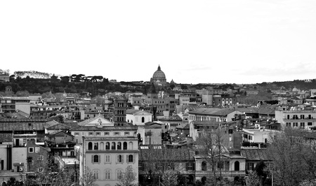 Basilica church of Saint Peter (San Pietro), Rome, Italyの写真素材