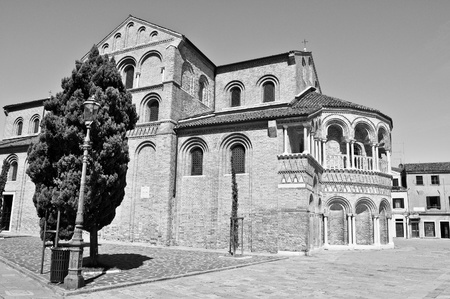Chiesa di San Pietro Martire church in Murano, Venice (Venezia), Italyの写真素材