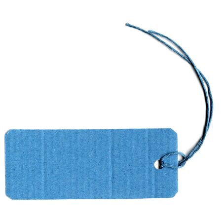 Price tag or address label with stringの写真素材