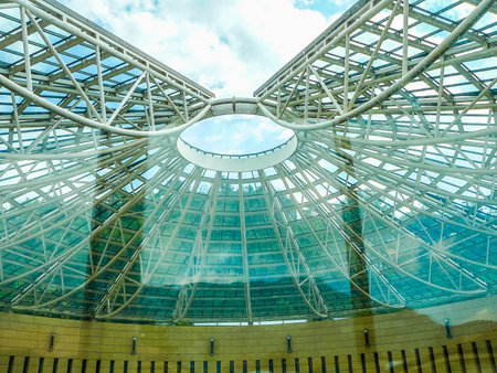 ROVERETO, ITALY - CIRCA APRIL 2016: High_dynamic_range (HDR) Museum of Modern and Contemporary Art...