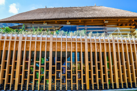 MILAN, ITALY - SEPTEMBER 10, 2015: High_dynamic_range (HDR) Romania pavilion at the Expo 2015 Feeding The Planet Energy For Life international expositionのeditorial素材