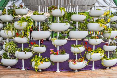 MILAN, ITALY - SEPTEMBER 10, 2015: High_dynamic_range (HDR) Children Park at the Expo 2015 Feeding The Planet Energy For Life international expositionのeditorial素材