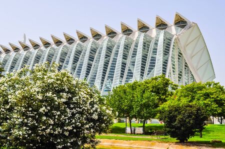 VALENCIA, SPAIN - CIRCA JULY 2016: High_dynamic_range (HDR) Ciudad de las Artes y las Ciencias (meaning City of Arts and Sciences)のeditorial素材