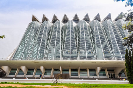 VALENCIA, SPAIN - CIRCA JULY 2016: High_dynamic_range (HDR) Ciudad de las Artes y las Ciencias (meaning City of Arts and Sciences)のeditorial素材